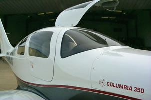 Columbia 350 Windshield Replacement completed by Mansberger Aircraft